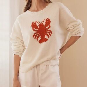 NWOT Anthropologie Sundry Graphic Crew-Neck Sweatshirt Size Small